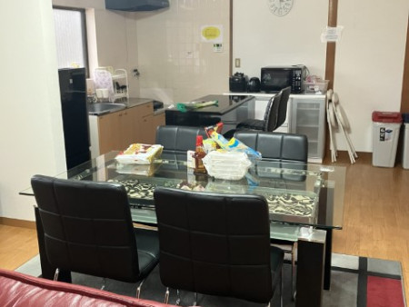 一棟貸しだったので広々