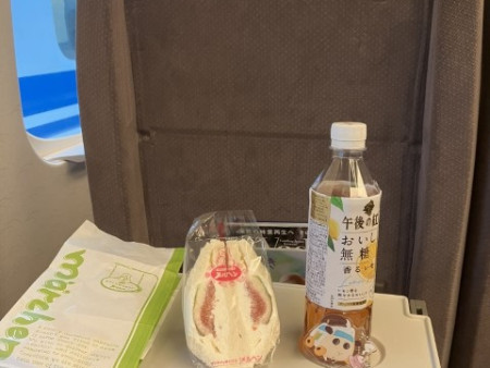 イチジクのサンドイッチおいしかった