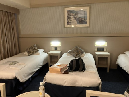 ホテルも広くてよかった