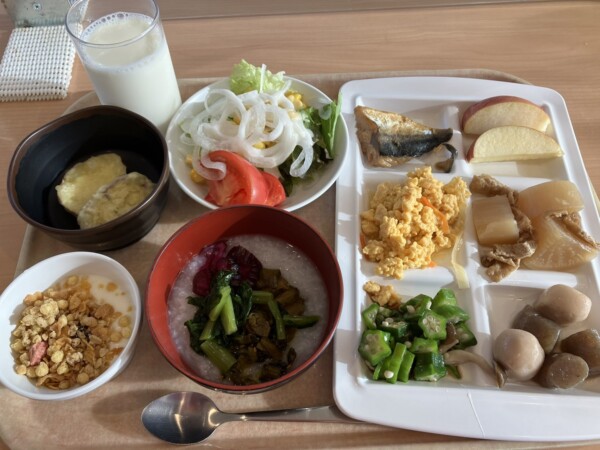 前日の反省を生かした盛り